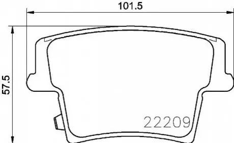 Комплект тормозных колодок BREMBO P11040