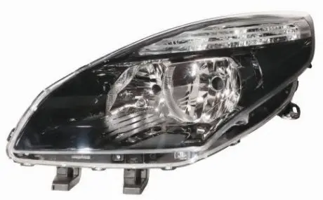 Фара ліва H7/H7, автом. рег., черна рамка, [] 551-1177L-LDEM2 DEPO 5511177LLDEM2
