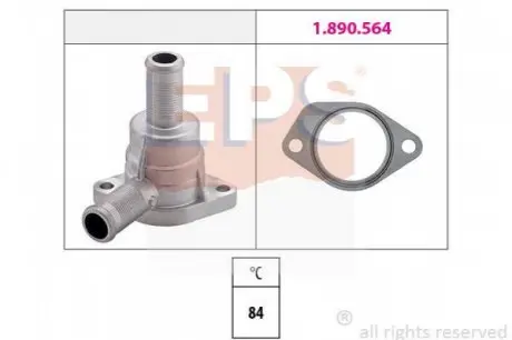 Термостат Citroen/Peugeot 2.5D/2.5TD EPS 1880311