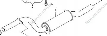 Глушник середній VAG 3C0253409BA