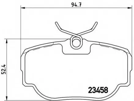 Гальмівні колодки дискові P44 009 BREMBO P44009 (фото 1)