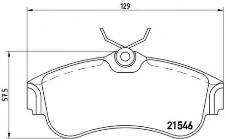 Гальмівні колодки дискові P56 022 BREMBO P56022