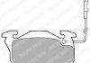 Комплект тормозных колодок, дисковый тормоз DELPHI LP696