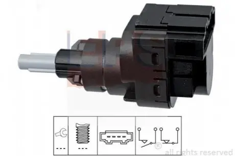 Переключатель сигнала тормоза Audi A3 03-/Skoda Fabia/Octavia/VW Caddy III/Golf V EPS 1810228