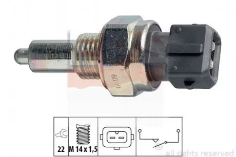 Датчик заднього ходу Audi 100/A6 94-/Peugeot 605 89-/VW Passat 88- EPS 1860099