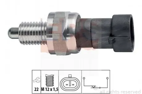 Переключатель света З/Х Opel Omega 89- EPS 1860109