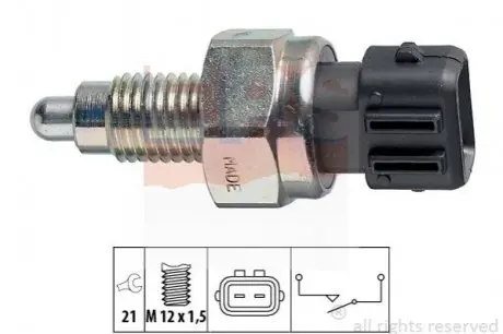 Выключатель зад. ходу VW Golf, Polo 89- T2 91- EPS 1860125