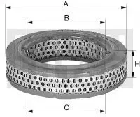 Повітряний фільтр -FILTER MANN C15403