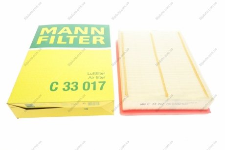 Фільтр повітряний -FILTER C 33 017 MANN C33017 (фото 1)