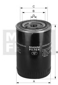 Масляний фільтр -FILTER MANN W114011