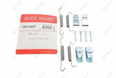 Монтажный комплект барабанных колодок QUICK BRAKE 1050027