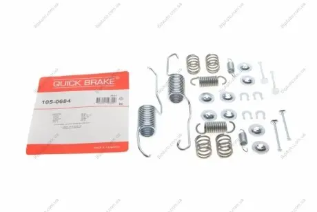Комплект пружинок колодок стояночного гальма 105-0684 QUICK BRAKE 1050684