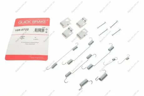Монтажный комплект барабанных колодок QUICK BRAKE 1050722