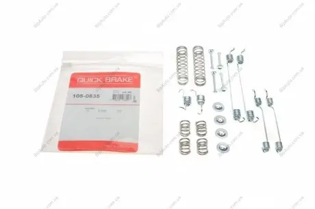 Монтажный комплект барабанных колодок QUICK BRAKE 1050835