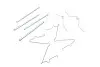 Планка супорта (переднього) прижимна (к-кт) Mazda 121/323 89-94 (Sumitomo) 109-1124 QUICK BRAKE 1091124 (фото 2)