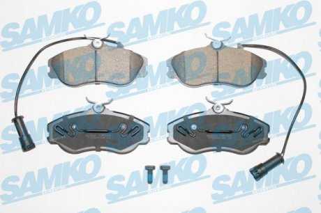 Гальмівні колодки, дискове гальмо (набір) SAMKO 5SP326 (фото 1)