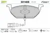 Комплект тормозных колодок, дисковый тормоз Valeo 301408 (фото 1)
