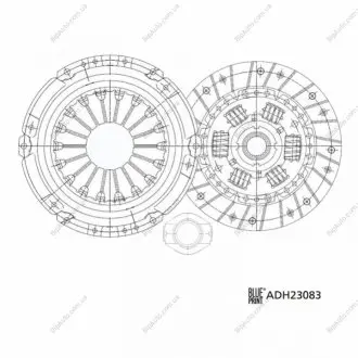Комплект сцепления BLUE PRINT ADH23083