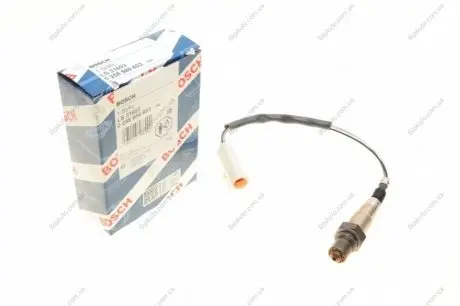 Лямбда-зонд (кількість дротів 4, 422мм) CHEVROLET EPICA FORD FIESTA IV, FIESTA V, FIESTA VI, FIESTA/MINIVAN, FOCUS I, FOCUS I/KOMBI, FUSION, KA, MONDEO III, TOURNEO CONNECT 1.25-5.4 08.95- 0 258 986 603 BOSCH 0258986603