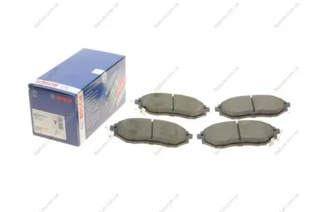 Дисковые тормозные колодки, комплект BOSCH 0986494679
