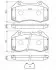 Дисковые тормозные колодки, комплект BOSCH 0986494718