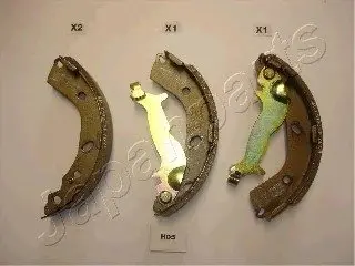 Комплект тормозных колодок JAPANPARTS GFH05AF