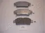 Комплект тормозных колодок, дисковый тормоз JAPANPARTS PP258AF