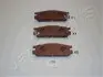 Комплект тормозных колодок, дисковый тормоз JAPANPARTS PP701AF