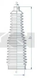 Пильовик, кермовий механізм (к-кт) SPIDAN 84207
