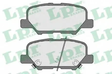 Гальмівні колодки дискові LPR 05P1802