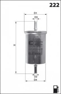 Топливный фильтр MECAFILTER ELE6005 (фото 1)