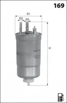 Топливный фильтр MECAFILTER ELG5400