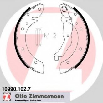 Комплект гальмівних колодок ZIMMERMANN 109901027