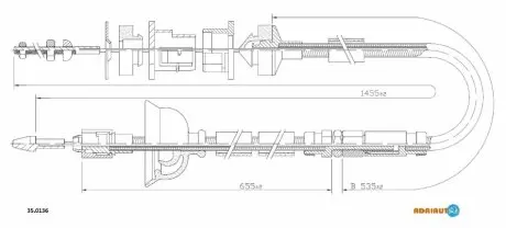 Трос зчеплення ADRIAUTO 350136