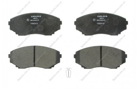 Гальмівні колодки дискові MAZDA MPV "F "95-06 Delphi LP1095 (фото 1)