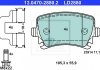 Комплект тормозных колодок, дисковый тормоз ATE 13047028802 (фото 1)