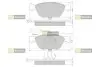 Колодки тормозные дисковые, к-кт. BD S162 STARLINE BDS162