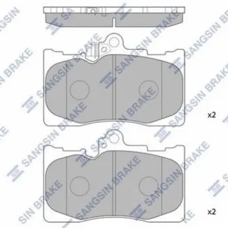 Тормозные колодки дисковые передние SANGSIN BRAKE Hi-Q (SANGSIN) SP2302