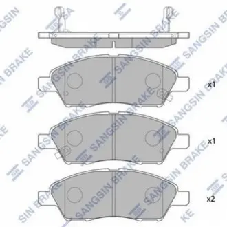 Кт. Гальмівні колодки дискові SANGSIN Hi-Q (SANGSIN) SP2084