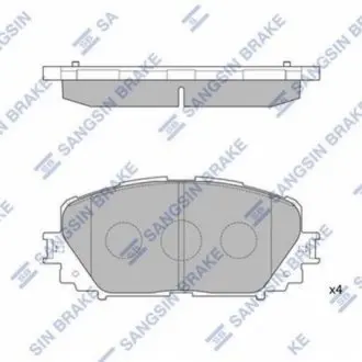 Гальмівні колодки SANGSIN Hi-Q (SANGSIN) SP1588