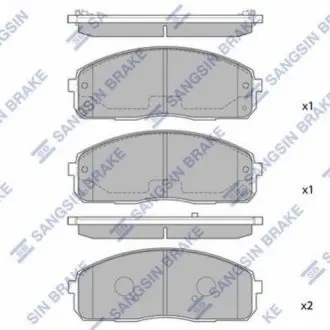 Тормозные колодки SANGSIN Hi-Q (SANGSIN) SP1174