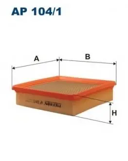 Повітряний фільтр FILTRON AP1041