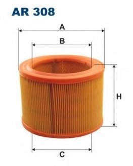 Воздушный фильтр FILTRON AR308 (фото 1)