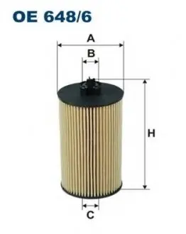 Масляний фільтр FILTRON OE6486