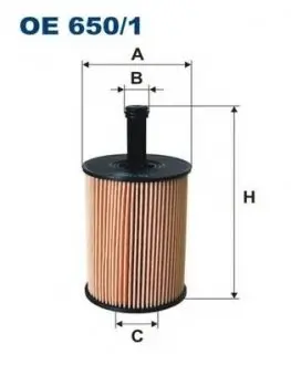 Масляный фильтр FILTRON OE6501