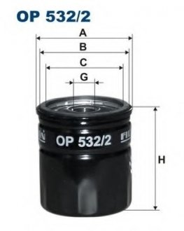 Масляний фільтр FILTRON OP5322 (фото 1)