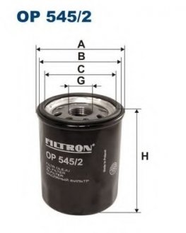 Масляний фільтр FILTRON OP5452 (фото 1)