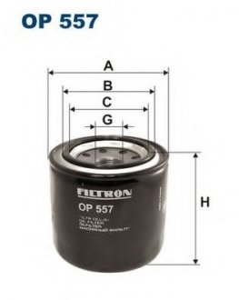Масляный фильтр FILTRON OP557