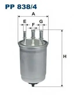 Паливний фільтр FILTRON PP8384