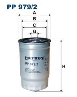 Топливный фильтр FILTRON PP9792